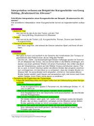 Theo schmich geier interpretation / welche sprachlichen mittel muss ich für die sachtextanalyse kennen und nutzen?. Textanalyse Kurzgeschichte Schluss