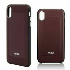Tumi 19 degree case for iphone 7. Tumi Textured Leather Protective Co Mold Iphone Burgundy Case Iphone Xs Max 742315463926 Ebay