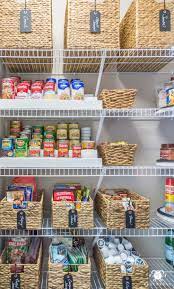 Nine Ideas To Organize A Small Pantry With Wire Shelving Kelley Nan Diy Pantry Organization Kitchen Organization Diy Easy Home Organization