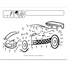Coloriage voiture facile à imprimer et à colorier avec vos plus beaux crayons et feutres de couleurs. Amelie Pepin