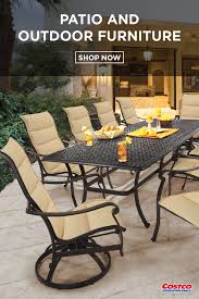 Saratoga 11 Piece Padded Sling Dining Set Outdoor Living Patio Dining Set Aluminum Furniture