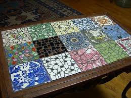 Stylish black oval shape coffee table by fab glass and mirror (47) $336. Mosaic Coffee Table Top Mosaic Table Mosaic Coffee Table Mosaic Patterns