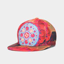 Digital Printing Abstract Science Fiction Snapback Hat Womens Baseball Cap Baseball Cap Hats