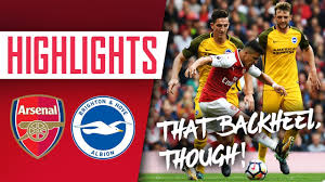Wearing our new adidas 21/22 training range for the very first time, mikel arteta got his side set for sunday's clash with brighton & hove albion at emirates stadium. That Backheel Arsenal 2 0 Brighton Hove Albion Highlights Youtube