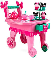 Disney Minnie Mouse Sweet Treats Cart Table Tea Party Pretend Play Girls Toy Minnie Mouse Toys Little Girl Toys Toys For Girls