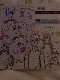 Tommyinnit Proses Page Sketchbook Art Journal Sketch Book Cool Drawings