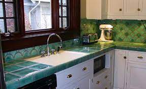 View kitchen tile inspiration & designs. 20 Pictures Of Simple Tile Kitchen Countertops Home Design Lover