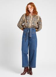 Recht Overhemd Van Biokatoen Met Print Charcoal Poem Louise Misha