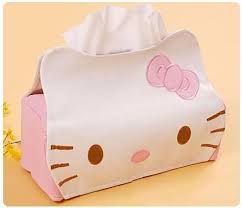 creative cartoon classic novelty kawaii hello kitty winnie the pooh leather tissue box case car home re diy bags holder hello kitty car accessories hello kitty