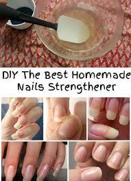 If You Have Thin And Brittle Nails Or You Have Problems With Chewing Your Nails It S Time To U Homemade Nail Strengthener Nail Strengthener How To Grow Nails