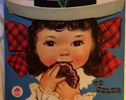 Rare 1958 30 Page Sugar & Spice Nursery Rhyme Coloring Book, 1st Pgs Marked  VGC. 10x13