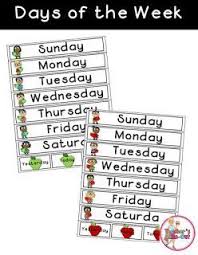 Days Of The Week Freebie Teacher Freebies 2nd Grade