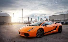 2004 lamborghini gallardo coupe awddescription: Lamborghini Gallardo Orange Supercar Stadt Sonnen Blend 2560x1600 Hd Hintergrundbilder Hd Bild