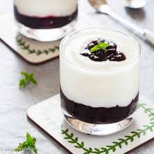 Vietnamese Yogurt Black Sticky Rice Pudding Sua Chua Nep Cam Delightful Plate Recipe Desserts Vietnamese Dessert Healthy Deserts