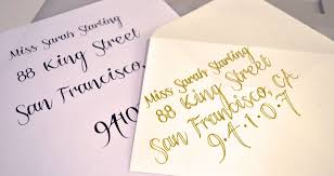 Easy Diy Calligraphy For Your Wedding Invitations Miss Bizi Bee Wedding Envelopes Diy Wedding Invitation Envelopes Diy Calligraphy Wedding Invitation