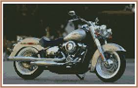 These are cross stitch patterns only.(they are not kits) you supply your own fabric and floss. Harley Motor Size Chart Frian