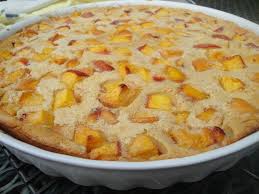 Peach Clafoutis A French Dessert Highlighting Fruit In Season Recipe Clafoutis Recipes Desserts French Dessert