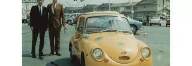 Image result for Herald Yellow 1974 Subaru