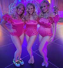 Rebel wilson declared 2020 her year of health and now she's losing weight thanks to a rebel wilson's year of health paid off in a big way. Rebel Wilson Poses With Her Body Doubles On The Set Of Her New Film Geeky Craze