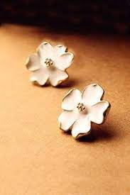 Vintage Jasmine Flower Ear Stud Stylindays Accessories Ear Jasmine Flower Flower Ear