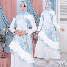 Baju brokat biasanya dipilih untuk beberapa acara formal seperti kondangan, jamuan makan malam, ataupun pesta. Model Baju Gamis Pesta Brokat Modern Mewah Elegan Adila92