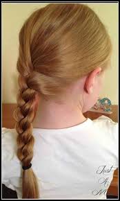 To start your plait style, work some mousse into the hair in order to have some body. Basic Plait Just A Mum Hairstyles Just A Mum