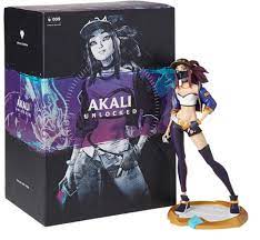 This product is a collector's item intended for ages 14+. Buy Lol League Of Legends Kda Akali Unlock Statue Special Figure Uv Light Kda New Online In Denmark 283857257173