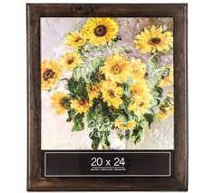Coffee Classic Hardwood Poster Frame 20 X 24 Frames On Wall Frame Poster Frame