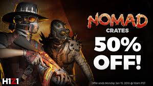 Jun 09, 2017 · free unlocked nomad crate get a free nomad crate! Z1 Battle Royale Weekend Event Weapon Roulette Earn Skulls Crates Steam News