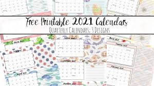 Who here likes to receive a free calendar 2018 printable by now? Free Printable 2021 Calendars Crafting In The Rain