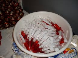 Non Alcoholic Syringe Jello Shots Food Jello Shots Cocktail Shots