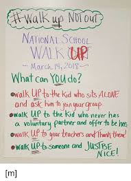 National Scool Walk Up Marci 208 What Con You Do Walk Ulf