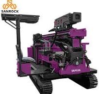Crawler Pile Driver Hammer Hydraulic Ramming Machine Ground Solar Pile  Drilling Rig