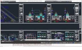 Download Kumpulan Gambar Kerja Masjid Dan Mushola File Autocad Dwg Di 2020 Gaya Arsitektur Tempat Ibadah Arsitek