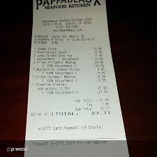To say we're obsessed with freshness is an understatement. Tara Bossent Gaines On Twitter So The Waitress At Pappadeaux Spills The Drinks On Me Free Food Cheapest Receipt You Ll Ever See Winning Vday Http T Co Mrtbescstb