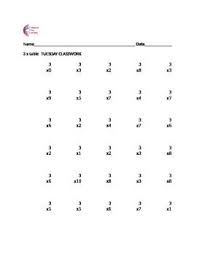 3 Times Table Weekly Classwork Homework Assessment With Multiplication Chart Multiplication Chart Common Core Worksheets Common Core Math Standards