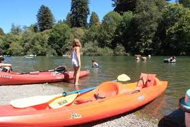 Sunset beach has a larger parking lot, but it's more commonly an end point unless you plan to float down to drake's or johnson's beach. Russian River Fun At Johnson S Beach Marin Mommies