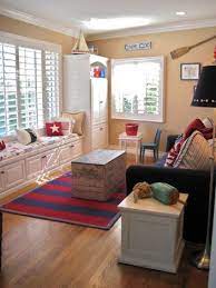 7 Tips To Combine A Playroom And A Guest Room Traditional Family Room Family Room Family Room Design