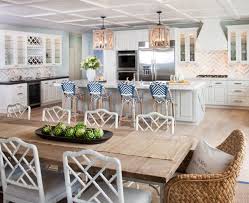 Reclaimed Wood Dining Table With White Bamboo Dining Chairs Cottage Kitchen Bamboo Dining Chairs Reclaimed Wood Dining Table Wood Dining Table