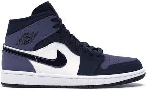 Jordan 1 Mid Se White Hyper Royal Black Smoke Grey Jordan 1 Mid Obsidian Sanded Purple In 2020 Air Jordan Sneakers Jordan 1 Mid Air Jordans