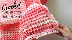 I have used baby wool and 10. Crochet 3d Reversible Turkish Stitch Easiest Baby Blanket Tutorial Youtube