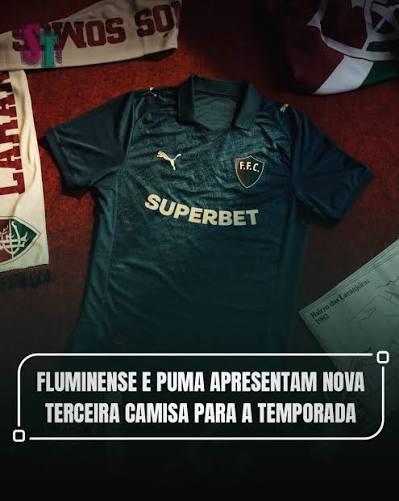 CURTIRAM? Com Thiago Silva, Hulk e Samuel Xavier, Fluminense e PUMA lan&ccedil;am terceiro uniforme para a temporada. Fotos: @pumabrasil