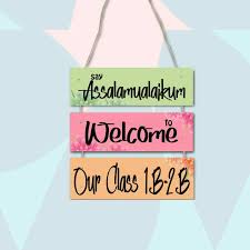 13 best jadual bertugas kelas images birthday bulletin. Hiasan Dinding Assalamualaikum Hiasan Pintu Ruang Kelas Hiasaa Sekolah Hiasan Gantung Bisa Custom Shopee Indonesia