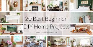 The easiest and quickest thing that can provide your home an immediate facelift is to refresh its paint. 20 Diy Home Projects For Beginners Grace In My Space