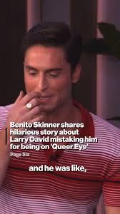 Larry David thinking Benito Skinner was