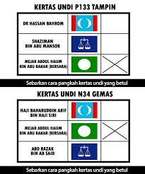 Apa akan terjadi jika kita resize cincin? Sebarkan Cara Pangkah Undi Yang Pas Parlimen Tampin Facebook