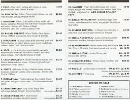 Food you never knew you wanted. Tacos Beer Menu Menu For Tacos Beer Slidell New Orleans