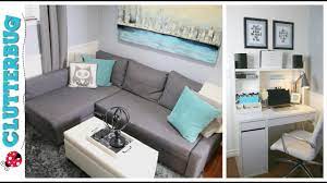 Closet office ideas, or cloffices as they are coined on pinterest and instagram, are the answer. Office Makeover Small Home Office Decorating And Organizing Ideas And Tour Youtube