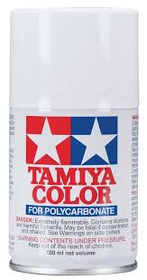 tamiya ps 1 polycarbonate spray white 3 oz