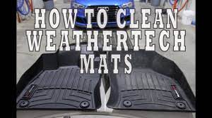 How To Clean And Restore Weathertech Mats Youtube